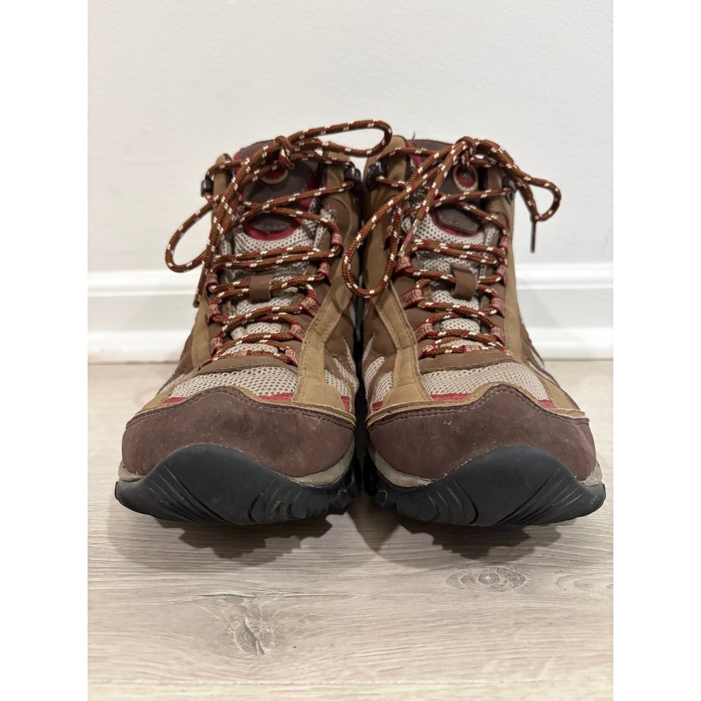 Merrell Siren Ventilator Mid Gore-Tex Hiking Boots Brown Red Womens 10 Outdoor - Picture 3 of 8